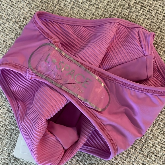 NWT L*Space Frenchi Pointelle Ribbed Bikini Bottom - Picture 9 of 10